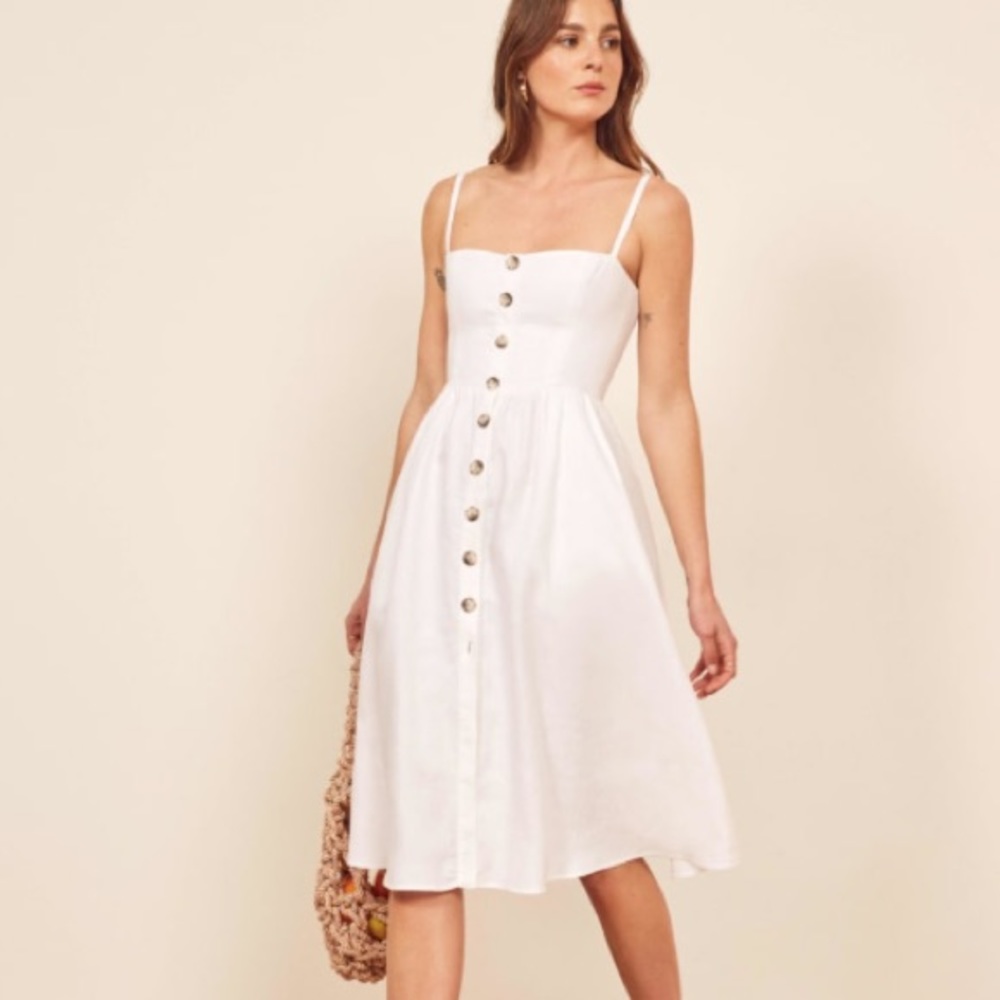 Reformation Tori Linen Dress